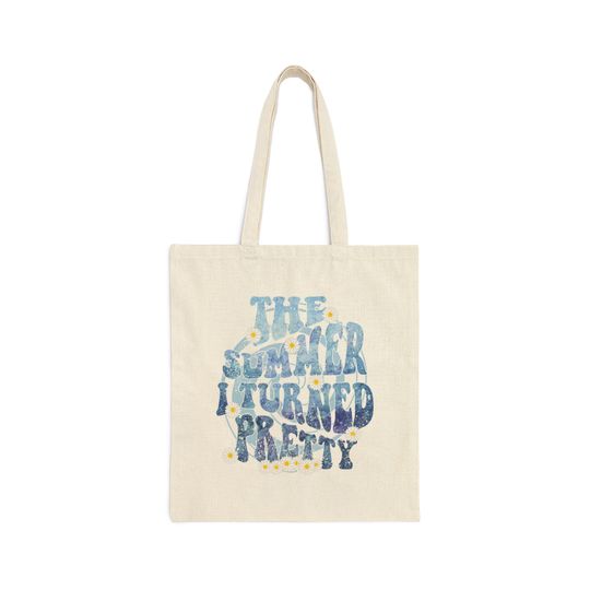 the summer I turned pretty Cotton Canvas Tote Bag