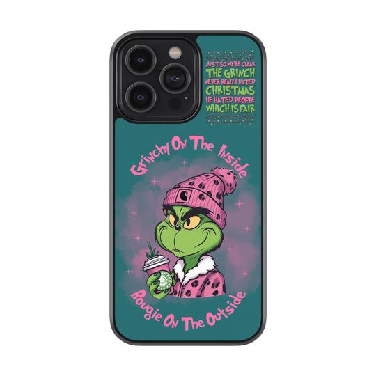Funny funny character Christmas Phone Case: iPhone, Samsung