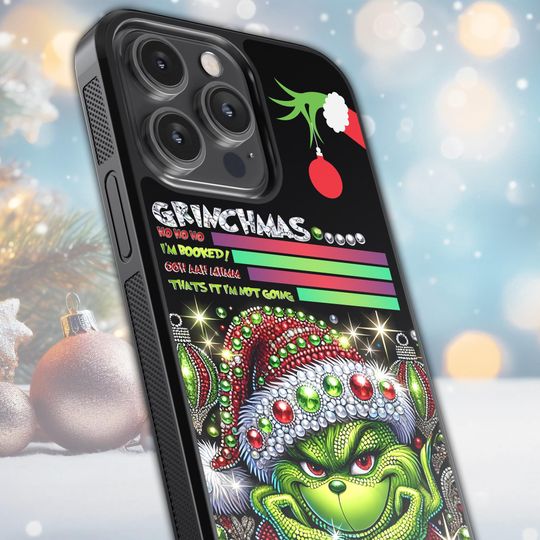 Grin Phone Case: Funny Christmas