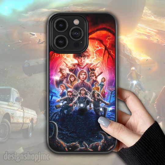 Stranger Custom Phone Case, Rubber TPU Aesthetic Cover, iPhone, Samsung Galaxy, Pixel