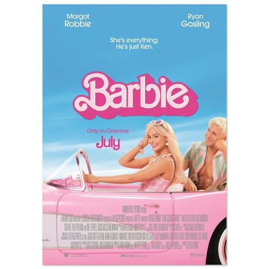 Barbie movie poster 2023 Poster