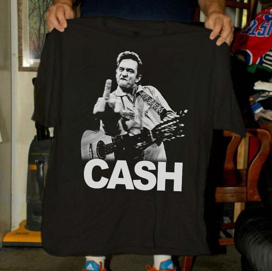 Johnny Cash Finger The Classic Rock Unisex T-Shirt