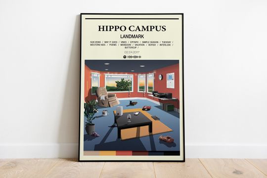 Hippo Campus  - Landmark  - Album Poster