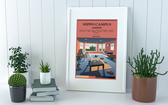 Hippo Campus  - Landmark  - Album Poster