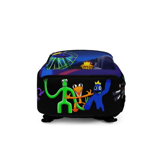 Rainbow Friends 2 with Cyan and Yellow Backpack