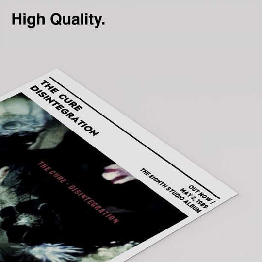 The Cure Album Poster