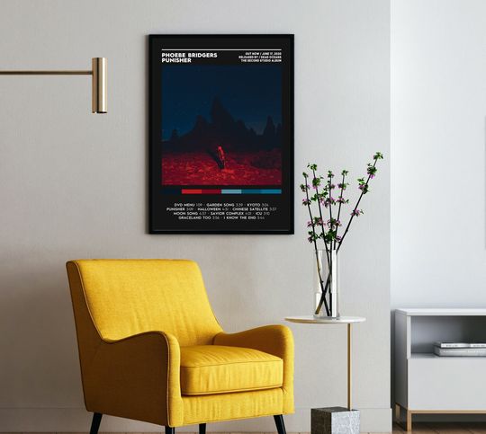 Phoebe Bridgers -  Punisher Album Poster