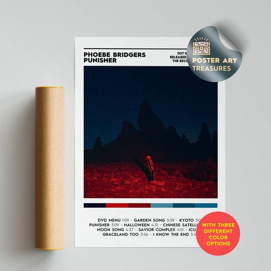 Phoebe Bridgers -  Punisher Album Poster