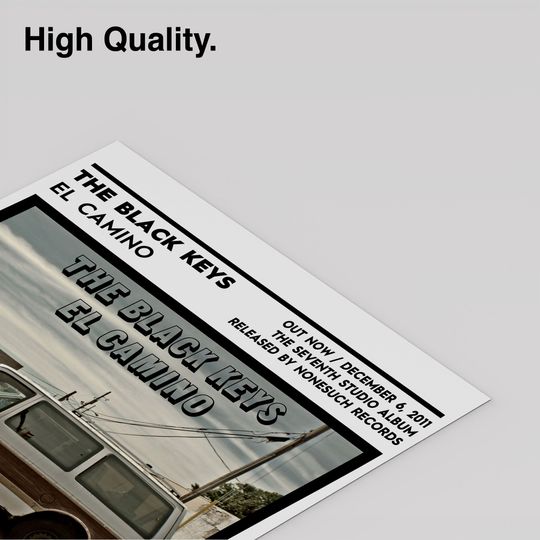 The Black Keys - El Camino Album Poster