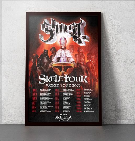 Ghost - Skeletour 2025 Poster