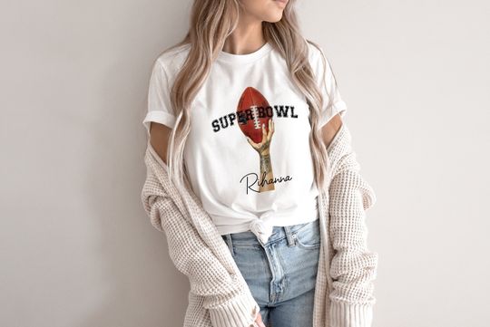 Super Bowl Rihanna Shirt, American Football Rihanna Halftime Shirt, American Football Championship T-shirt