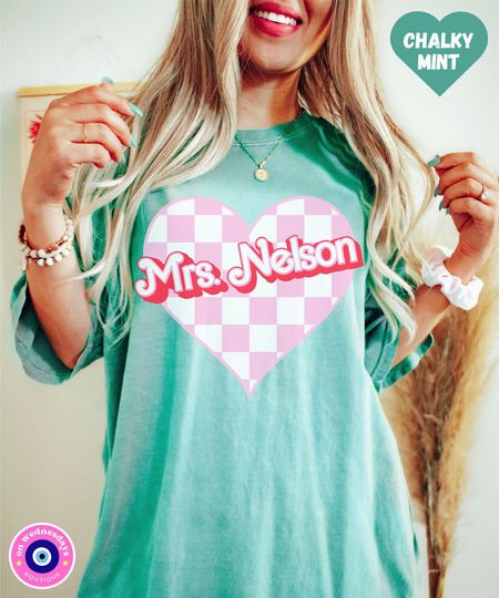 Valentines Day Teacher Shirt, Personalized Teacher Shirt