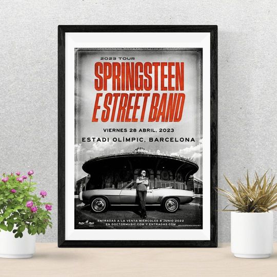 Bruce Springsteen Concert Poster | Tour Poster