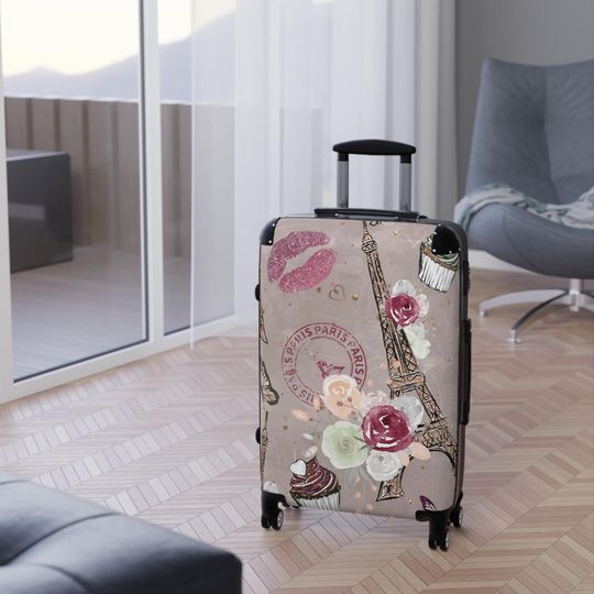 Paris Weekend Inspired  Suitcase