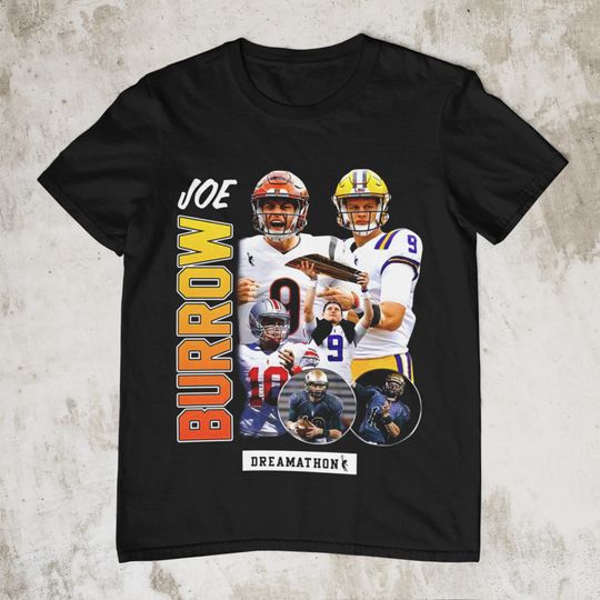 Vintage Joe Burrow 90s Shirt,Joe Burrow Dreamathon Shirt