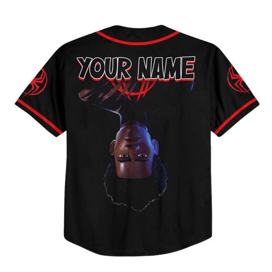 Personalize Spider Man Across the Spider Verse Baseball Jersey Shirt