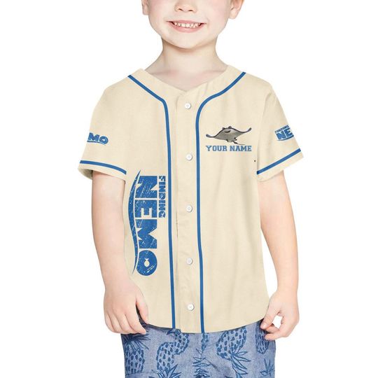Personalized Disney Finding Nemo Vintage Ray, Disney Baseball Jersey Sports