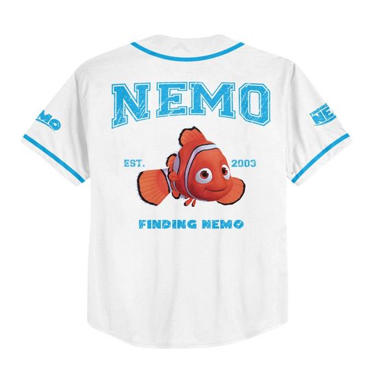 Personalized Disney Finding Nemo Vintage Nemo, Disney Baseball Jersey Sports