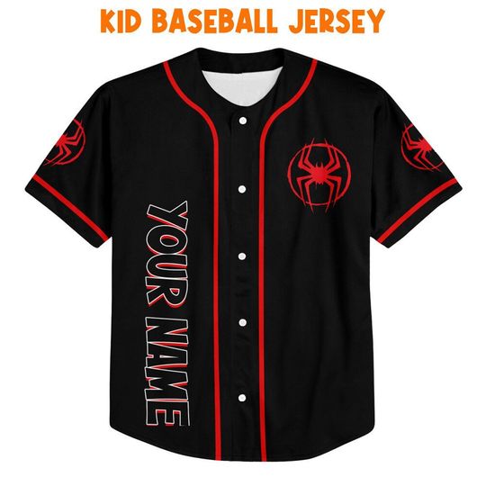 Personalize Spider Man Across the Spider Verse Baseball Jersey Shirt