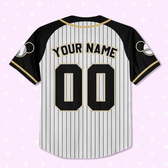 Personalize Disney Mickey Black Grey Color Jersey, Personalized Disney