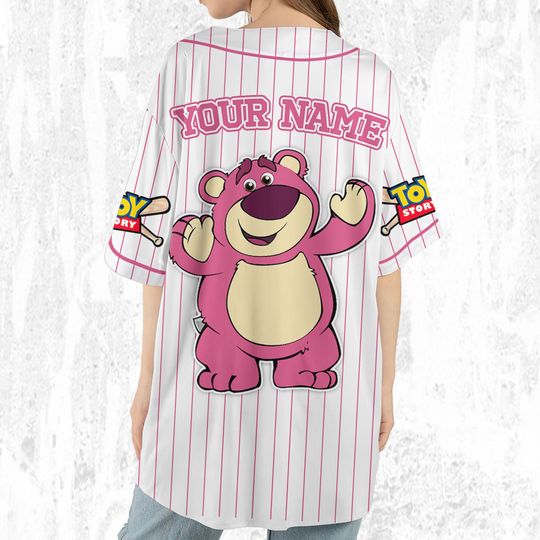 Custom Disney Toy Story Lotso Baseball Jersey