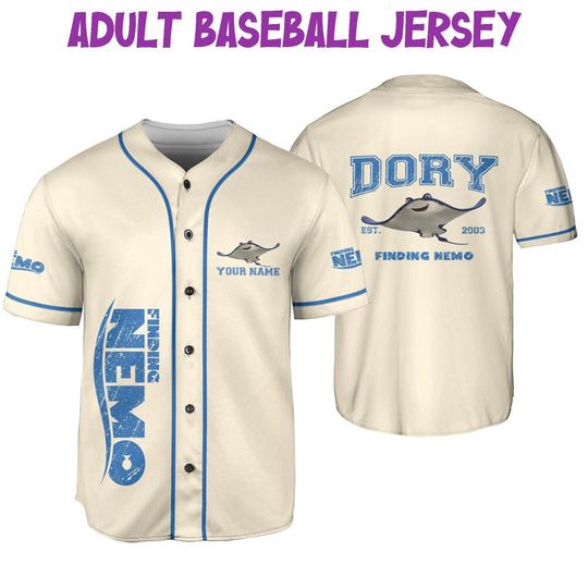 Personalized Disney Finding Nemo Vintage Ray, Disney Baseball Jersey Sports