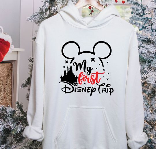 First Disneyland Trip Christmas Sweatshirt | My first Disney Trip