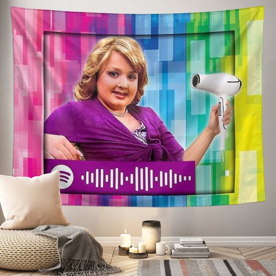 Girl Gibby Aesthetics Tapestry, Boutique Funny meme Wall Hanging Tapestry