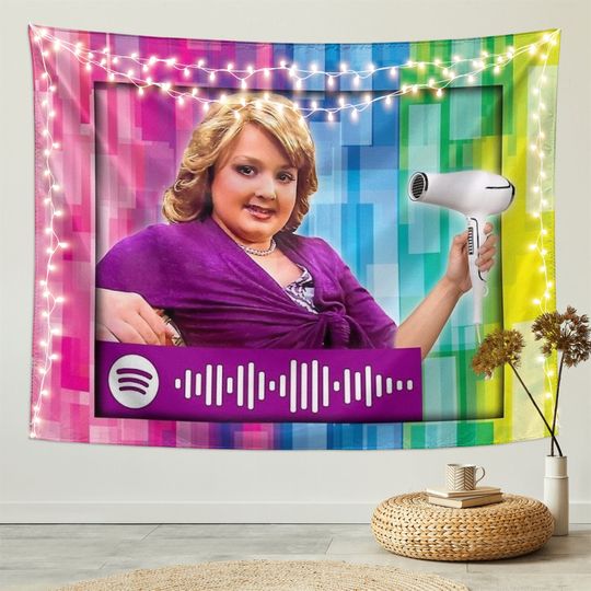Girl Gibby Aesthetics Tapestry, Boutique Funny meme Wall Hanging Tapestry
