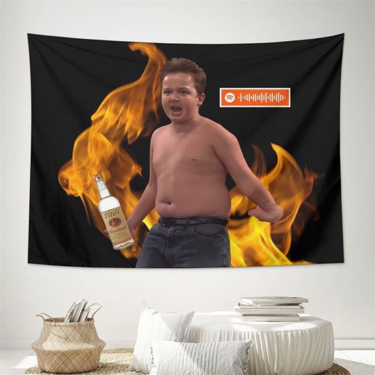 Gibby Funny Tapestry Stay Classy Meme Tapestries