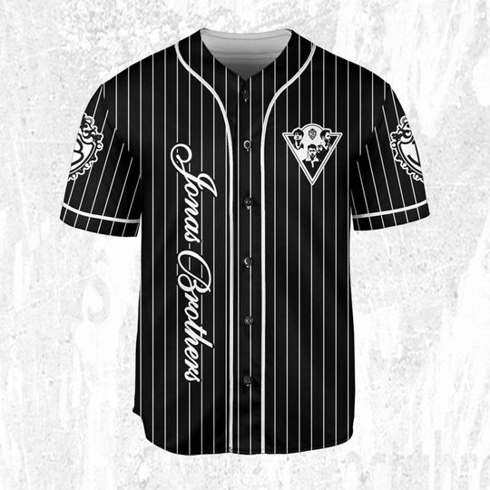 Personalized Jonas Brothers The Tour 2023 Black, Custom Baseball Jersey Shirt