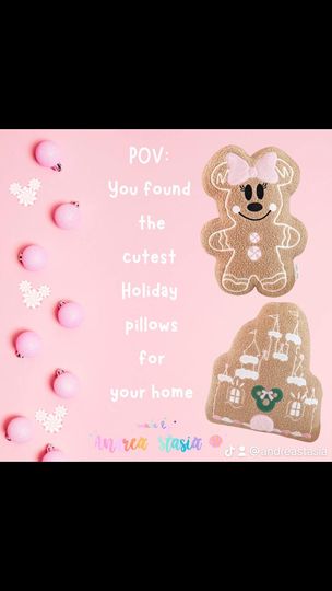 PRE- Order Magical Pink Gingy pillow