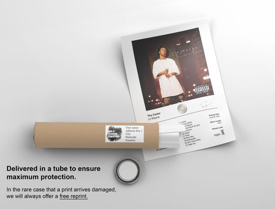 Lil Wayne Poster - Tha Carter Album Cover Poster