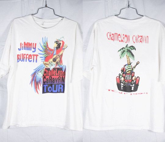 Jimmy Buffett T-Shirt, Jimmy Buffett Chameleon Caravan Tour 1994 T-Shirt