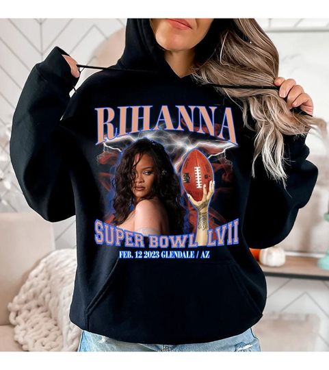 Rihanna Football Super Bowl 2023 Hoodie