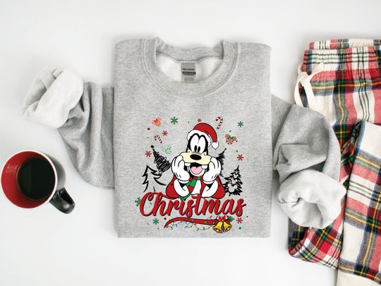 Disney Goofy Christmas Sweatshirt, Goofy Xmas Sweatshirt