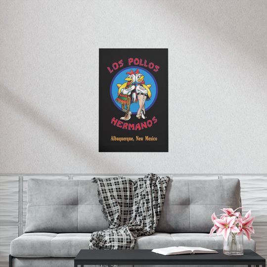 los Pollos Hermanos (Breaking Bad) restaurant poster