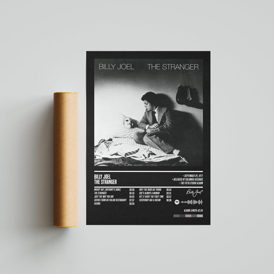 Billy Joel - The Stranger Poster | Album Cover Poster