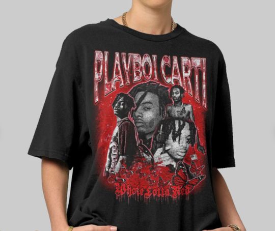 Playboi Carti Vintage Graphic Tshirt For Men And Women