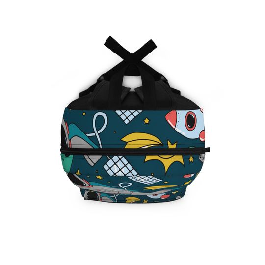Space Doodles Backpack, Boys Backpack, Back to School, Space Backpack, Astronaut Backpack, Kids Backpack, Elementary School Backpack.
