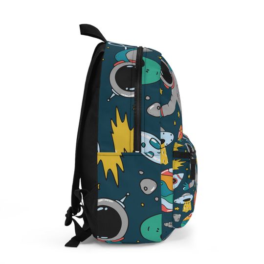 Space Doodles Backpack, Boys Backpack, Back to School, Space Backpack, Astronaut Backpack, Kids Backpack, Elementary School Backpack.