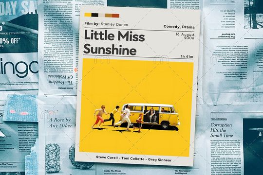 Little Miss Sunshine Movie Poster, Movie Wall Decor