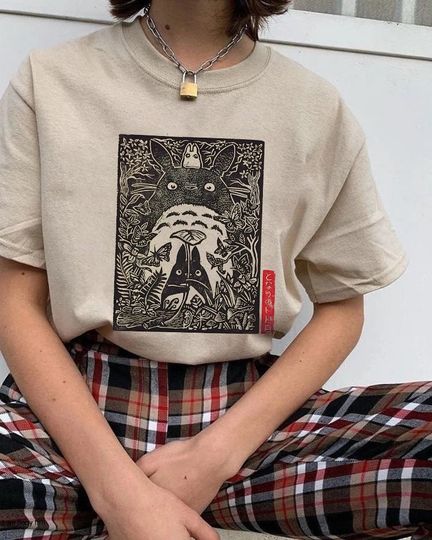 Vintage Totoro Shirt, My Neigbour Totoro, Totoro Shirt