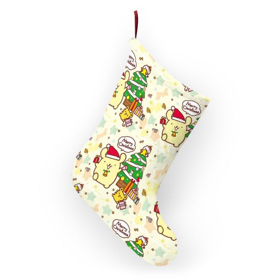 Retro Pompompurin Pom Purin Kitty Dog Christmas Tree Holiday Stocking Gift