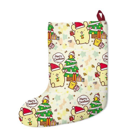 Retro Pompompurin Pom Purin Kitty Dog Christmas Tree Holiday Stocking Gift