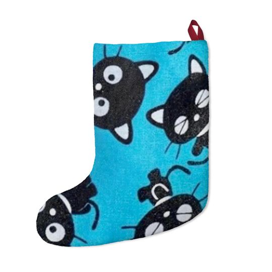 Retro Merry Chococat Choco Kitty Christmas Tree Stocking Holiday Cat Gift Present