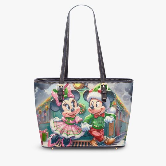 Disneycore Minnie Tote Bag with Mickey Christmas