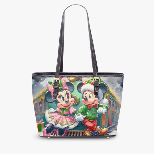 Disneycore Minnie Tote Bag with Mickey Christmas