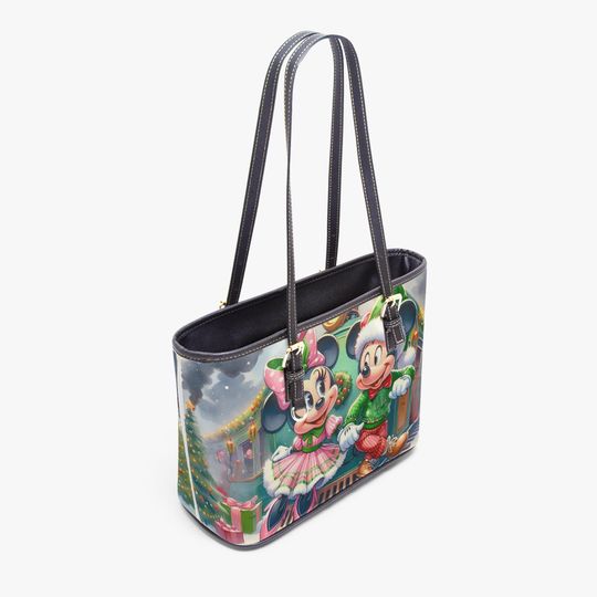 Disneycore Minnie Tote Bag with Mickey Christmas