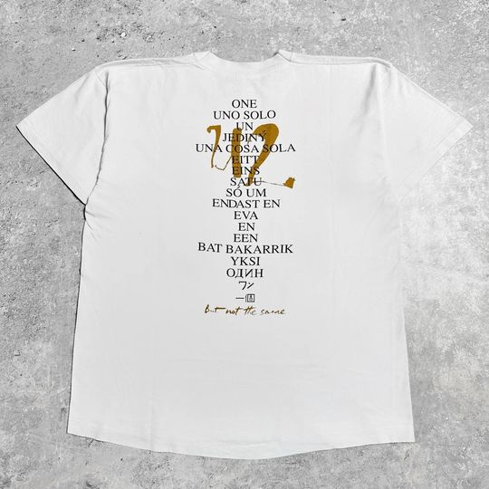 U2 One Smell The Flowers While You Can T-Shirt